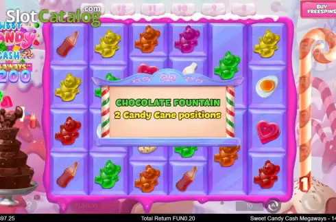 Οθόνη6. Sweet Candy Cash Megaways Κουλοχέρης