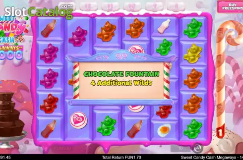 Οθόνη7. Sweet Candy Cash Megaways Κουλοχέρης