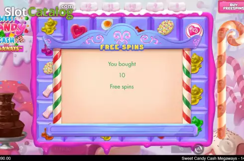 Οθόνη9. Sweet Candy Cash Megaways Κουλοχέρης