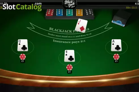 Οθόνη3. Blackjack Classic (Iron Dog) Κουλοχέρης