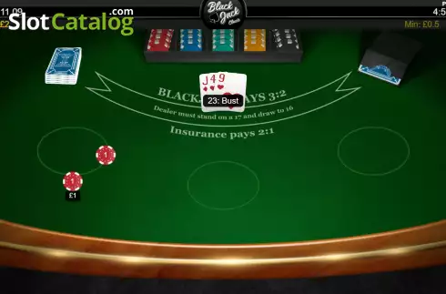 Οθόνη4. Blackjack Classic (Iron Dog) Κουλοχέρης