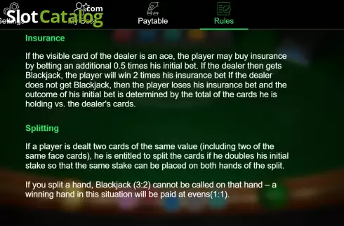 Οθόνη9. Blackjack Classic (Iron Dog) Κουλοχέρης