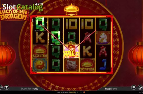 Οθόνη5. Luck of the Dragon Κουλοχέρης 