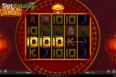 Οθόνη6. Luck of the Dragon Κουλοχέρης 