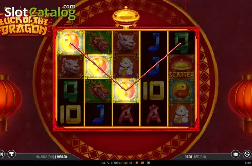 Οθόνη7. Luck of the Dragon Κουλοχέρης 