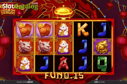 Οθόνη3. 8 Treasures: Luck of the Dragon Κουλοχέρης