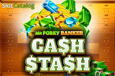 Mr Porky Banker Cash Stash Λογότυπο Mr Porky Banker Cash Stash Λογότυπο