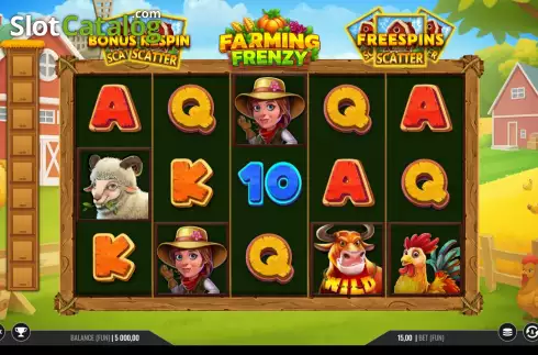Οθόνη2. Farming Frenzy Κουλοχέρης 