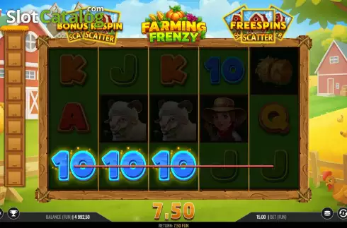 Οθόνη3. Farming Frenzy Κουλοχέρης 