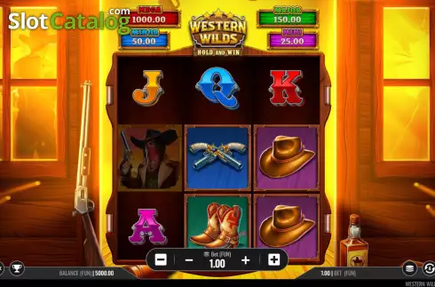 Οθόνη2. Western Wilds Hold & Win Κουλοχέρης