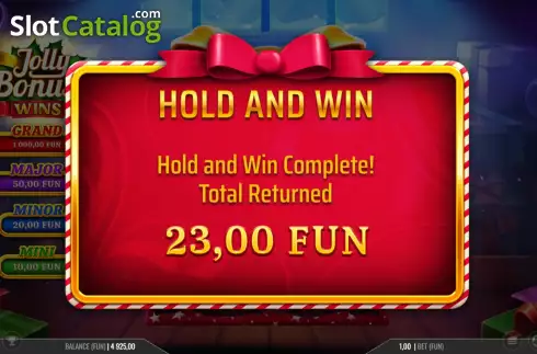 Οθόνη3. Jolly Bonus Wins Κουλοχέρης