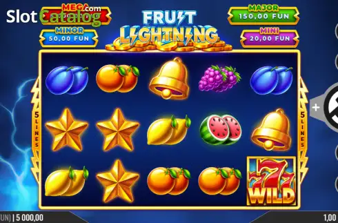 Οθόνη2. Fruit Lightning Κουλοχέρης