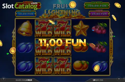 Οθόνη3. Fruit Lightning Κουλοχέρης