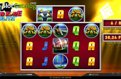 Οθόνη3. Red Zone Blitz Hold & Win Κουλοχέρης