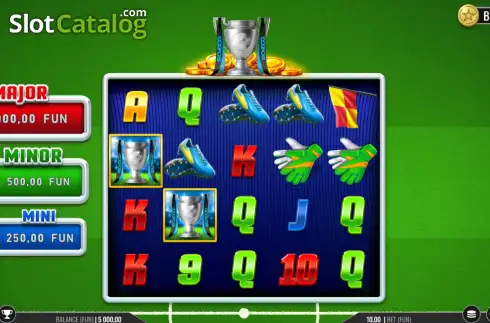 Οθόνη2. Goal Blitzs Shootout Κουλοχέρης