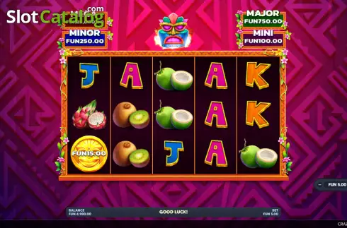 Οθόνη2. Crazy Tiki Hold & Win Κουλοχέρης