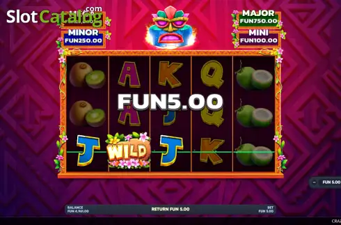 Οθόνη3. Crazy Tiki Hold & Win Κουλοχέρης