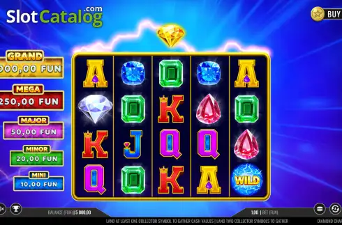 Οθόνη2. Diamond Charge Hold & Win Κουλοχέρης