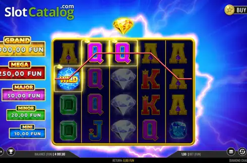 Οθόνη3. Diamond Charge Hold & Win Κουλοχέρης