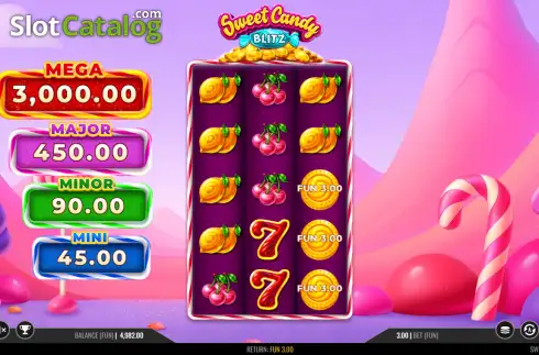 Οθόνη2. Sweet Candy Blitz Κουλοχέρης