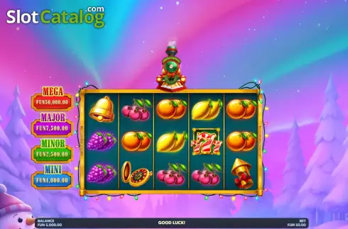 Οθόνη2. Santa's Express Hold & Win Κουλοχέρης