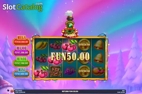 Οθόνη3. Santa's Express Hold & Win Κουλοχέρης