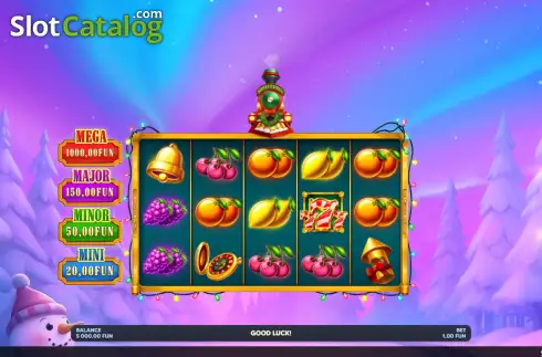 Οθόνη2. Santa’s Festive Express Hold & Win Κουλοχέρης