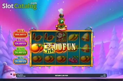 Οθόνη3. Santa’s Festive Express Hold & Win Κουλοχέρης