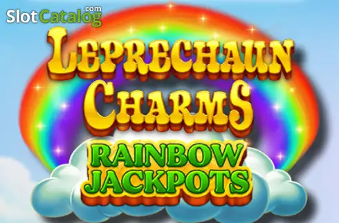 Leprechaun Charms Rainbow Jackpots Λογότυπο Leprechaun Charms Rainbow Jackpots Λογότυπο
