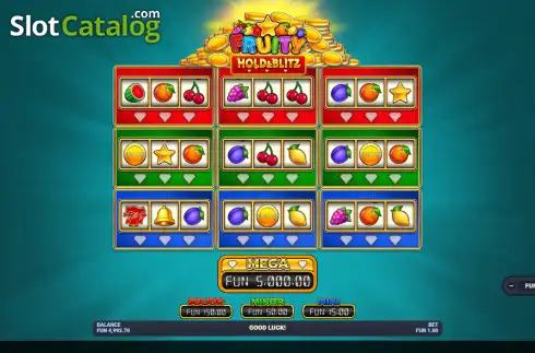 Οθόνη2. Fruity Hold & Blitz Κουλοχέρης 