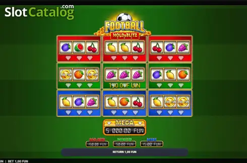 Οθόνη3. Football Hold & Blitz Κουλοχέρης 