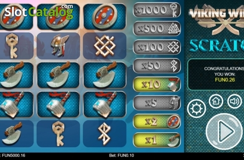 Οθόνη3. Viking Wilds Scratch Κουλοχέρης