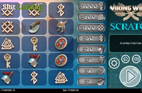 Οθόνη5. Viking Wilds Scratch Κουλοχέρης