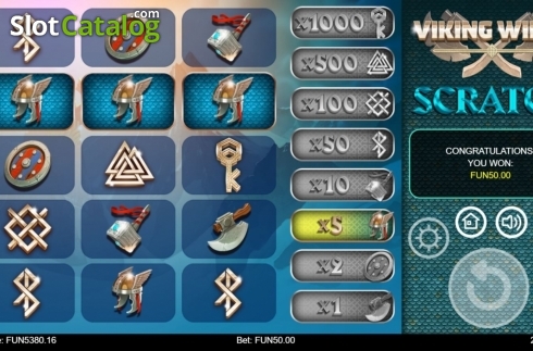 Οθόνη6. Viking Wilds Scratch Κουλοχέρης