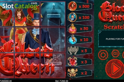 Οθόνη2. Blood Queen Scratch Κουλοχέρης