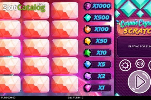 Οθόνη2. Cosmic Crystals Scratch Κουλοχέρης