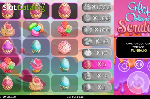 Οθόνη4. Gifts of Ostara Scratch Κουλοχέρης