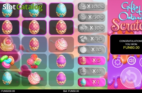 Οθόνη5. Gifts of Ostara Scratch Κουλοχέρης