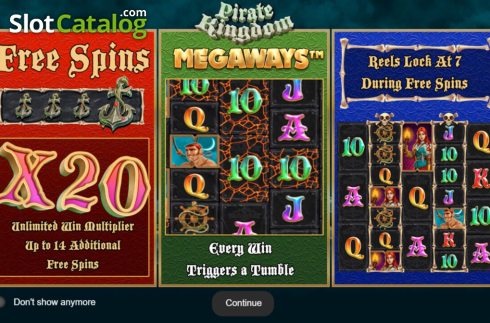 Οθόνη2. Pirate Kingdom Megaways Κουλοχέρης