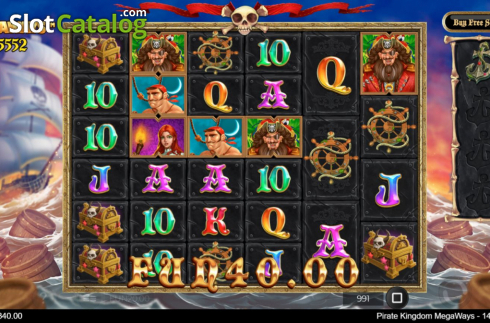 Οθόνη5. Pirate Kingdom Megaways Κουλοχέρης