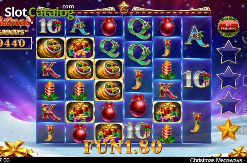 Οθόνη5. Christmas Megaways Κουλοχέρης
