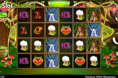 Οθόνη3. Rainbow Wilds Megaways Κουλοχέρης
