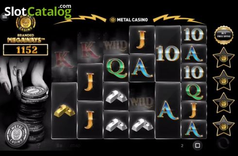 Οθόνη3. Metal Casino Branded Megaways Κουλοχέρης