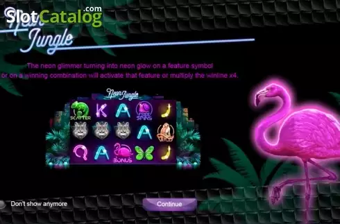 Οθόνη 1. Neon Jungle Κουλοχέρης