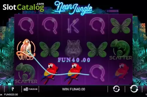 Οθόνη 4. Neon Jungle Κουλοχέρης