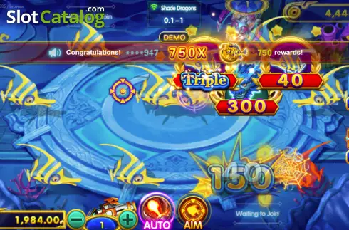 Οθόνη2. Shade Dragons Fishing Κουλοχέρης
