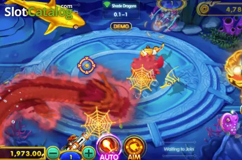 Οθόνη3. Shade Dragons Fishing Κουλοχέρης