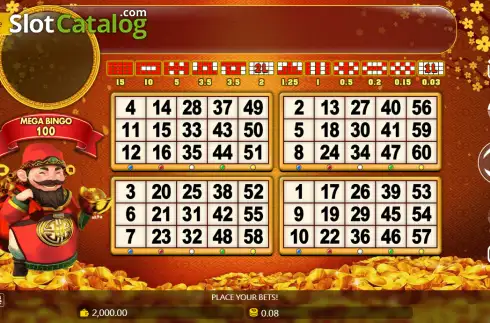Οθόνη2. Caishen Bingo Κουλοχέρης 