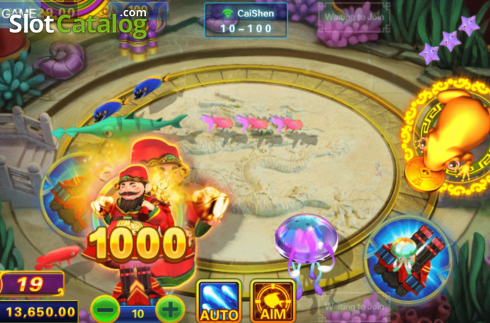 Οθόνη3. Cai Shen Fishing Κουλοχέρης