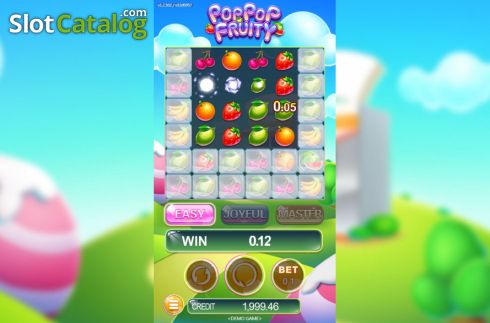 Οθόνη3. Pop Pop Fruity Κουλοχέρης